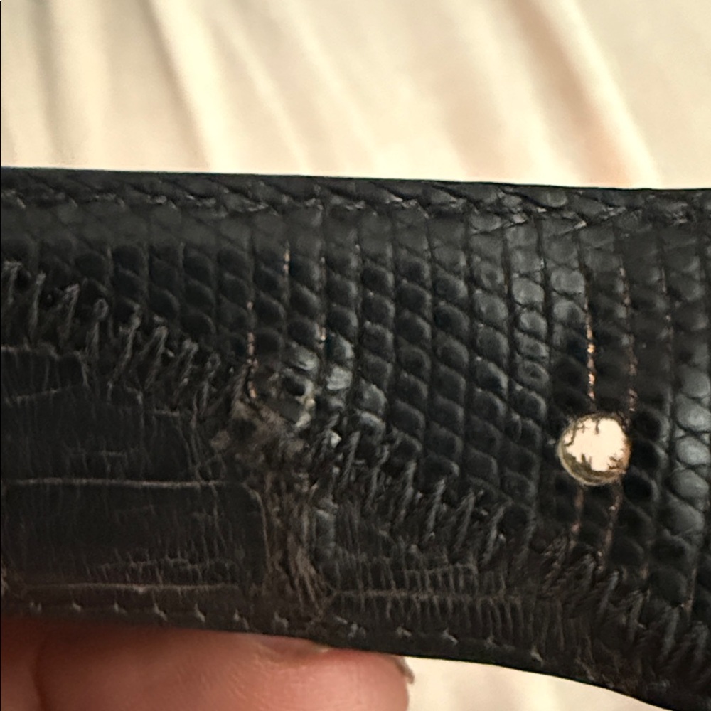 Genuine Crocodile 🐊 & Lizard 🦎 Leather Belt - Picture 16 of 16